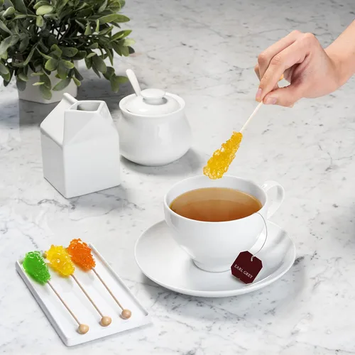 Miniatura 3 de Candy Envy - 18 ct Citrus Cafe Sugar Sticks Rock Candy - Envuelto indiv. - Limón, Lima, Naranja