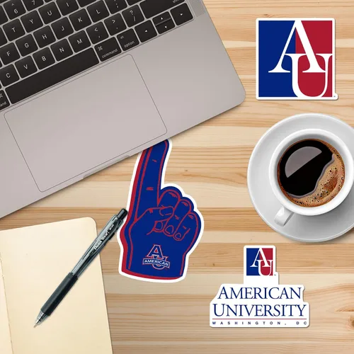 Miniatura 5 de American University Paquete Variado de 10 Calcomanías Grandes de Vinilo de Lujo - Laptop, Botella de Agua, Scrapbooking, Tableta, Monopatín