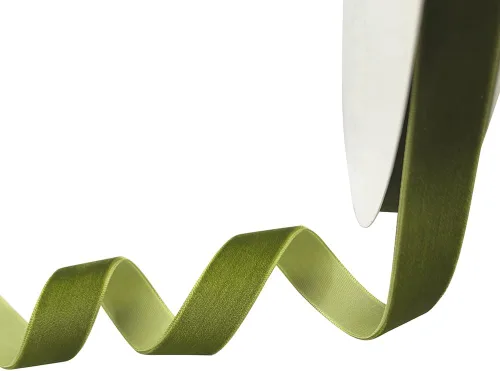 Miniatura 70 de Chenkou Craft Lotes de cinta de terciopelo verde de 25 yardas/rollo de 1 1/2 pulgadas a granel de Navidad (verde, 1 1/2 pulgadas)