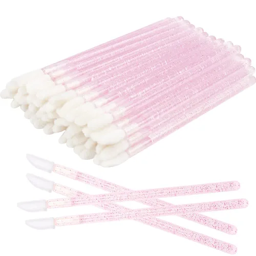 Miniatura 8 de Juego de 300 brochas desechables para labios (dorado)