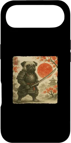 Miniatura 27 de Pug Samurai Japanese Warrior Costume Sumi-e Art Funny Case for iPhone 17