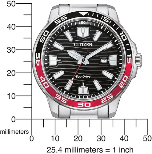 Miniatura 4 de Citizen Mens Analogue Eco-Drive Watch with Stainless Steel Band