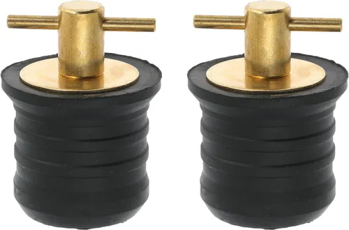 Miniatura 9 de Tapón de drenaje de barco con mango en T, tapones de goma a presión con mango de latón/acero inoxidable, accesorios de giro marino
