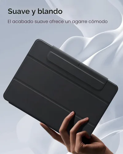 Miniatura 9 de ESR Funda para iPad Air de 11 pulgadas M3/M2 (2025/2024), Funda para iPad Air de 5ª/4ª generación (2022/2020) de 10.9 pulgadas con soporte para Negro