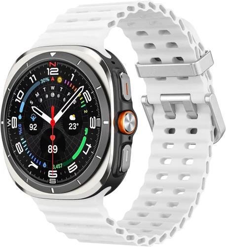 Miniatura 18 de MoKo Correa deportiva compatible con Samsung Galaxy Watch Ultra Band de 1.850 in (2024) para mujeres y hombres, correa de reloj impermeable