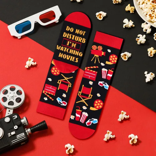 Miniatura 63 de AGRIMONY Calcetines divertidos con texto en inglés «Do Not Disturb Gaming» para hombres, mujeres, adolescentes, niños, Pascua, padres, cumpleaños