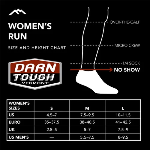 Miniatura 3 de Darn Tough Vermont Calcetines ligeros para correr Element No Show Tab para mujer (estilo 1112)