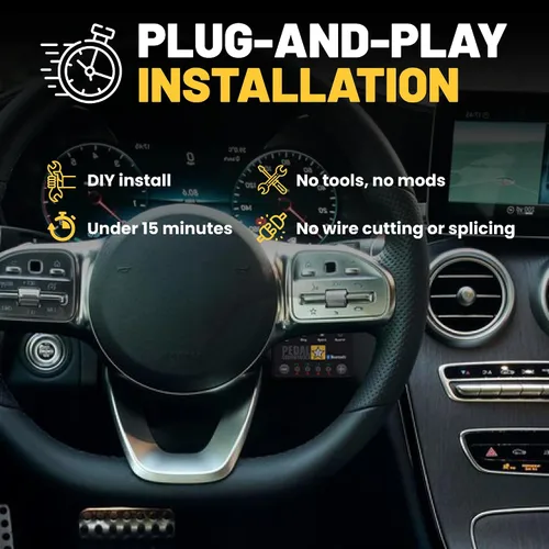 Miniatura 6 de PEDAL COMMANDER para Mercedes Benz Clase C 2008-2021 Controlador de Respuesta del Acelerador - Compatible con W204 W205, C300, C43 AMG, C63 AMG