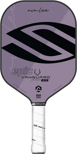 Miniatura 6 de Selkirk Sport Vanguard - Paleta híbrida de pickleball de fibra de carbono con núcleo de polipropileno X5, raquetas de pickleball 1.0 Rojo