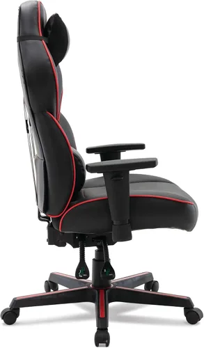 Miniatura 2 de Alera BT-51593RED Silla ergonómica para juegos de 15.91 pulgadas a 19.8 pulgadas de altura del asiento, estilo carreras, color negro/rojo