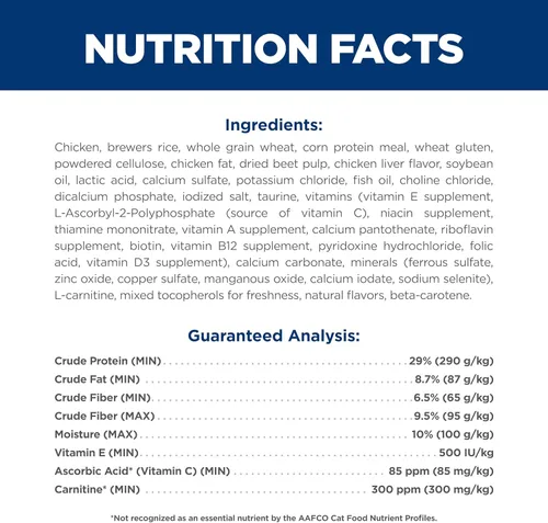 Miniatura 5 de Hill's Science Diet Multibeneficio, adulto 1-6, múltiples beneficios, comida seca para gatos, receta de pollo, bolsa de 15.5 libras