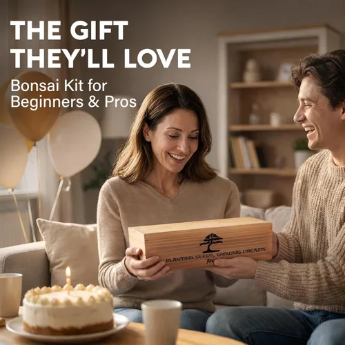 Miniatura 5 de AVERGO Kit de árbol bonsái clásico, 5 árboles bonzai japoneses únicos Kits completos de inicio de bonsái de interior para árboles en crecimiento