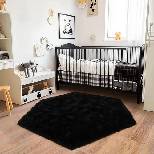Miniatura 85 de Alfombras de Pasillo para Dormitorio 2x6 pies Alfombras de Pasillo para Pasillos Antideslizantes Suaves de Pelo Largo Alfombra de Cabecera, Alfombra