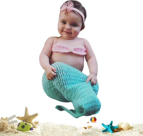 Miniatura 2 de SUNBABY Accesorios de fotografía para recién nacidos, material de lana, traje de fotografía, lindo estilo animal, ropa de ganchillo para bebé
