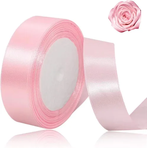 Miniatura 40 de Cinta beige de 1-1/2 pulgadas x 25 yardas, cinta de satén marfil de tela de color sólido para manualidades, coronas, fiesta de boda, Navidad, lazos