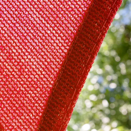 Miniatura 9 de Amgo Vela de Sombra Solar Triangular Derecha Roja de 24' x 24' x 33.9' Toldo Exterior UPF50+ AGTAPRT24, 95% Bloqueo UV, Permeable al Agua y Aire