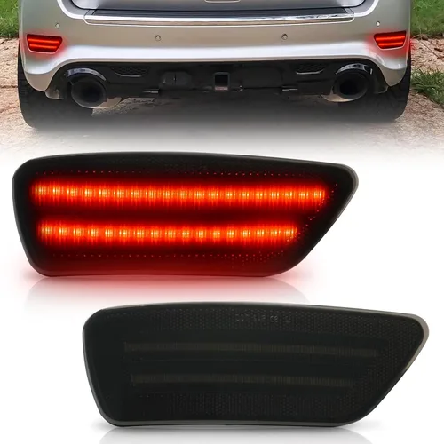 Miniatura 10 de Bestview 4-en-1 Luz Reflectora de Parachoques Trasero Compatible con Jeep Grand Cherokee Compass Patriot Dodge Journey 2011-2021, Función como Luz