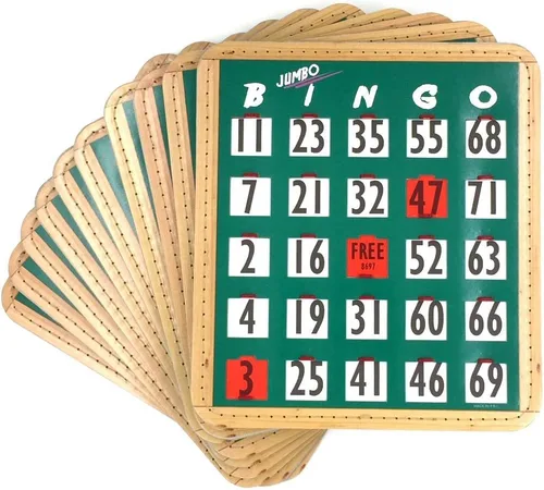 Tarjetas de obturación para Bingo Tapp Collections™, 10 unidades Jumbo / Verde