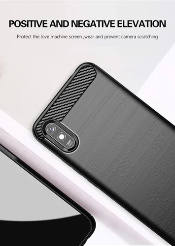 Miniatura 5 de Asuwish Funda de teléfono para Xiaomi Redmi 9A Redme 9i con protector de pantalla de vidrio templado y accesorios de celda suave y delgada