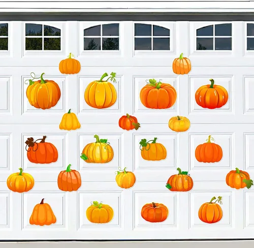Miniatura 34 de JULMELON Imanes de Halloween, 22 unidades, imanes de calabaza, fantasmas, murciélagos, accesorios de decoración para suministros de fiesta