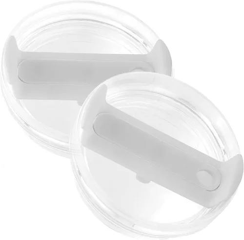 Miniatura 12 de 2 piezas de tapa de vaso para taza Stanley de 40oz, a prueba de polvo, a prueba de derrames, resistente a salpicaduras, tapa de repuesto para taza