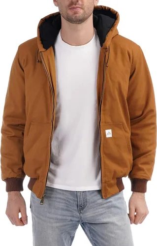 Miniatura 3 de Chaqueta deportiva acolchada con forro de franela para hombre, impermeable, de algodón, con capucha, abrigo de invierno