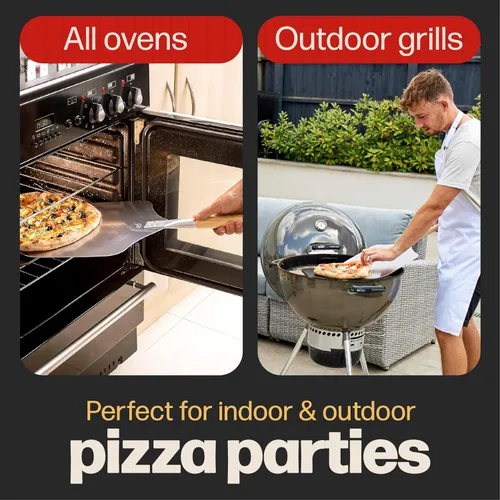 Miniatura 7 de Pizza Steel PRO de Hans Grill Hoja cuadrada para hornear de metal conductivo XL (1/4 de pulgada de grosor) para cocinar pizzas en horno