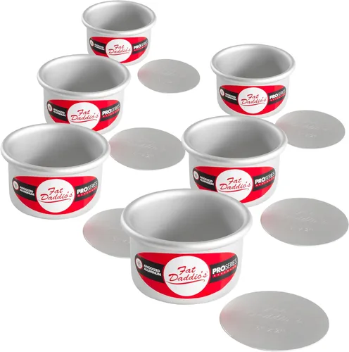 Miniatura 11 de Molde para tarta redondo de aluminio anodizado Fat Daddio con base extraíble