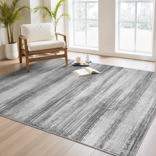 Miniatura 18 de PADOOR Alfombra moderna abstracta para entrada, alfombra lavable de 2 x 3 pulgadas, antideslizante, ultra suave, de pelo bajo, para puerta