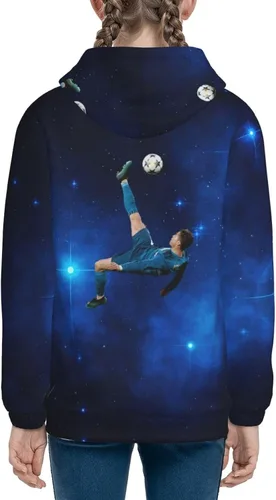 Miniatura 8 de Luja Dling Ronaldo #7 - Sudadera con capucha para adolescentes con bolsillo