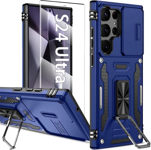 Miniatura 79 de Funda magnética para Samsung Galaxy Note 20 Ultra con soporte de anillo [con protector de pantalla] [Compatible con carga inalámbrica MagSafe] Funda