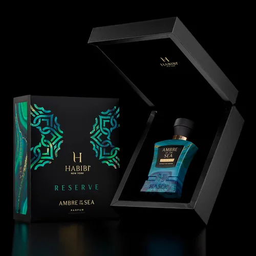 Miniatura 2 de H HABIBI Ambre Of The Sea Extrait De Parfum - Colonia para hombres y perfume para mujeres, 2.5 oz de larga duración fragancia unisex con bergamota