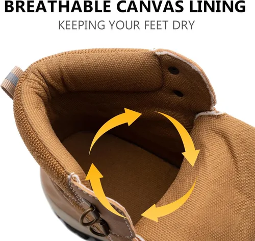 Miniatura 5 de Botas impermeables para el trabajo de senderismo para mujer, botas tácticas de senderismo para la nieve de invierno, botas de senderismo