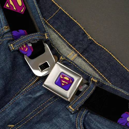 Miniatura 2 de Buckle-Down Boys Seatbelt Belt Bizarro Superman Wsm030
