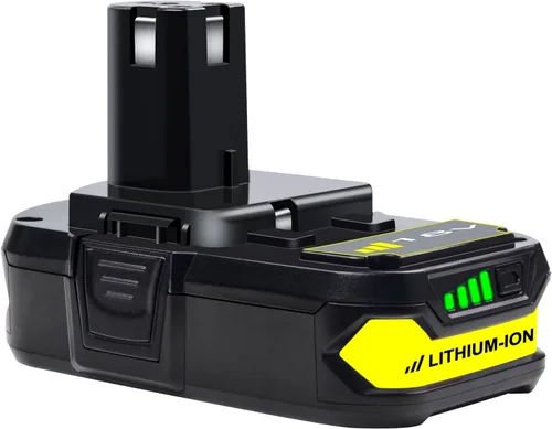 FSKE Reemplazo de litio de 2.0Ah para batería Ryobi de 18 V P102 P103 P104, etc. (1 unidad) Compatible con herramientas eléctricas inalámbricas de