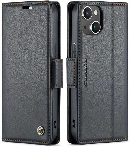 Miniatura 53 de QLTYPRI Funda tipo cartera para iPhone 7/8/SE 2020/SE 2022 5G, funda magnética de piel sintética de alta calidad con bloqueo RFID, ranuras