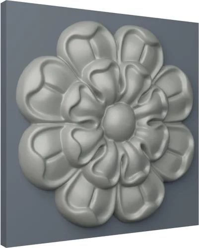 Miniatura 5 de Ekena Millwork ROS05X05BO Brontes Roseta Redonda, 5"OD x 5/8"P, Imprimado