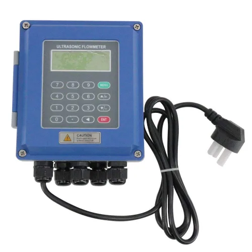 Medidor de flujo por ultrasonidos fijo, impermeable, con transductor de abrazadera de alta temperatura TS-2-HT y TM-1-HT, DN25-27.559 in, tipo de
