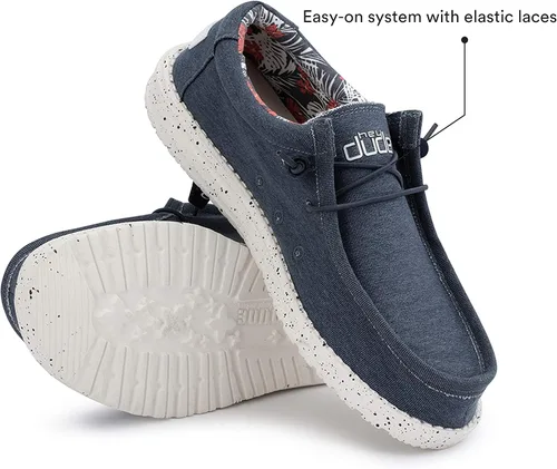 Miniatura 4 de Hey Dude Wally - Mocasines unisex para adultos, colección Wally Stretch