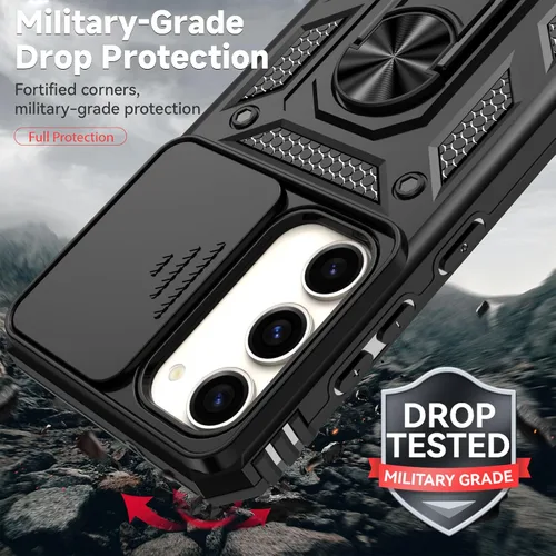 Miniatura 6 de Funda para Galaxy S23 de 6.1 pulgadas, con protectores de pantalla y funda para cámara, [grado militar] de 16 pies. Funda a prueba de caídas