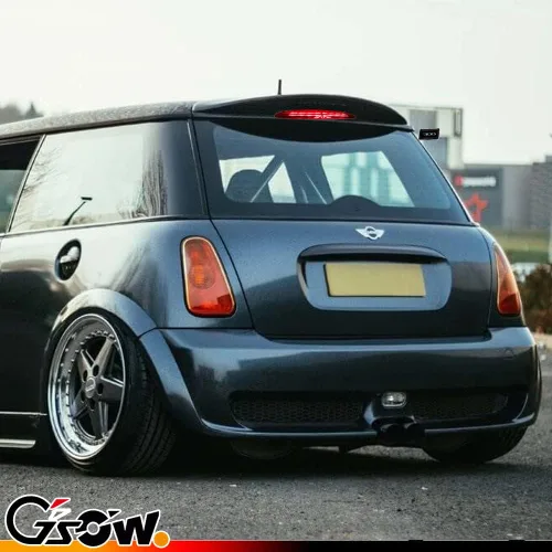 Miniatura 6 de 3ª luz de freno LED de lente roja para MINI Cooper R50 R53 2002-2006 1ª generación, [bandera de Union Jack Reino Unido] 8 luces LED de freno de Rojo