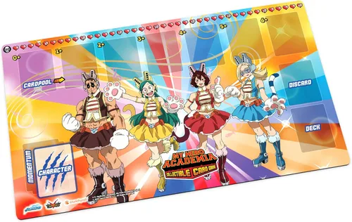 Miniatura 2 de Jasco My Hero Academia - Juego de cartas coleccionables de la serie 3 Wild Wild Pussycats Tapete de juego de goma de 18 x 24 pulgadas A partir