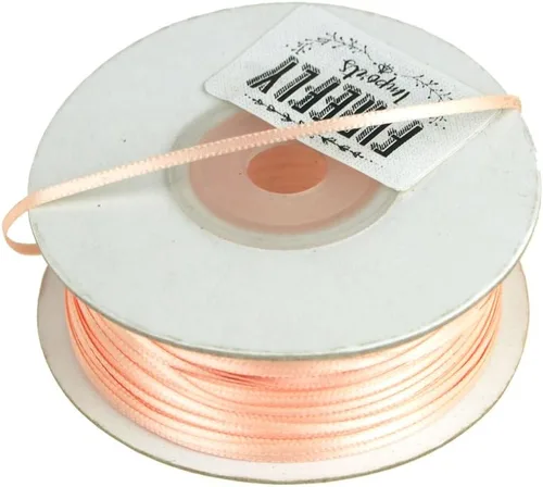 Miniatura 35 de HOMEFORD Cinta de satén de doble cara para envolver regalos, 1/8 pulgadas, 100 yardas, oro antiguo