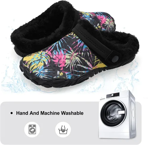 Miniatura 4 de Besroad - Pantuflas mullidas para mujer y hombre, esponjosas, cómodas, de espuma viscoelástica, para dormitorio