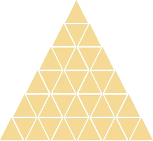 uxcell Adhesivos acrílicos para pared, 100 unidades, autoadhesivas, extraíbles, triangulares, para el hogar, sala de estar, dormitorio, oficina,