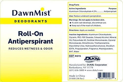 Miniatura 2 de Compra a granel: Lote de 6 desodorantes roll-on de 1.5 oz Dawn Mist de viaje