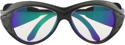 MCWlaser Gafas de seguridad láser 1064nm para grabador láser de fibra YAG - tipo reflectante, OD5+, 940-1100nm
