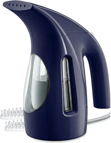 Miniatura 16 de HiLIFE Vaporizador para ropa, diseño portátil de mano, gran capacidad de 240ml, 700W, vapor penetrante fuerte, elimina arrugas, para el hogar