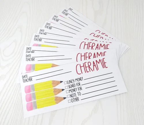 Miniatura 4 de Sobres personalizados para dinero escolar, sobres personalizados para profesores, sobres de notas para profesores, sobres de dinero para almuerzo