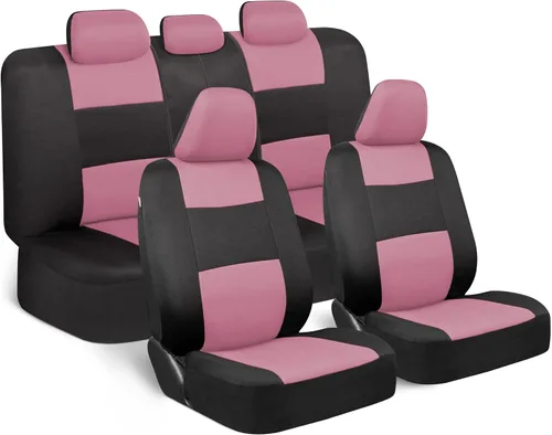 Miniatura 14 de BDK PolyPro Juego de 2 Fundas de Asientos Delanteros de Automóvil en Beige/Negro - Fundas de Asientos Delanteros para Automóviles, Camiones
